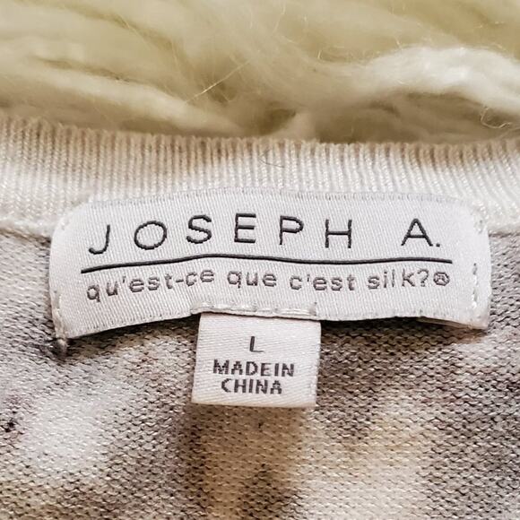 Joseph A Animal Print Cardigan Size L - Picture 4 of 7